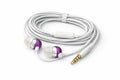 Purple Wired Earphones