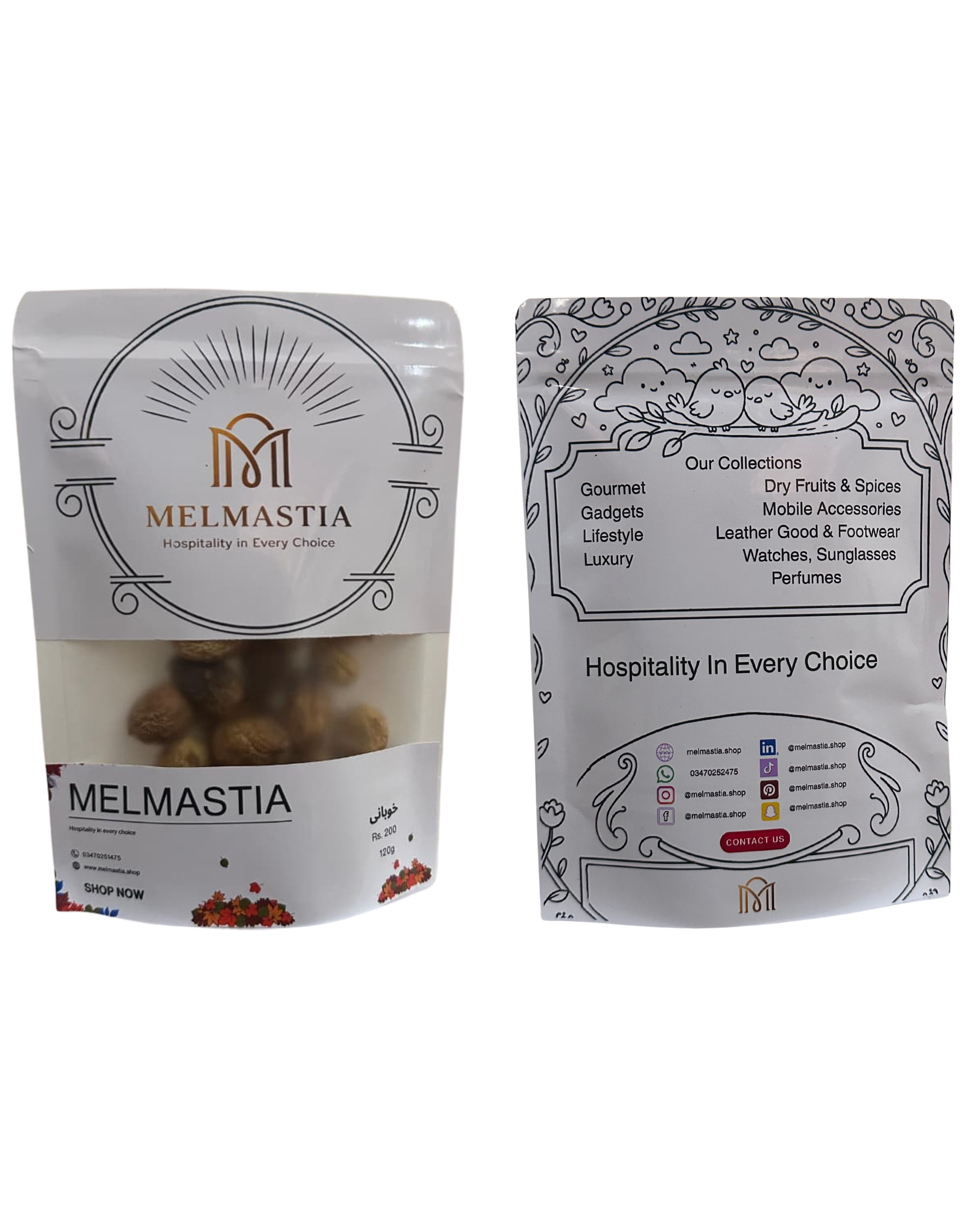 Khubani 120g - Rs. 200